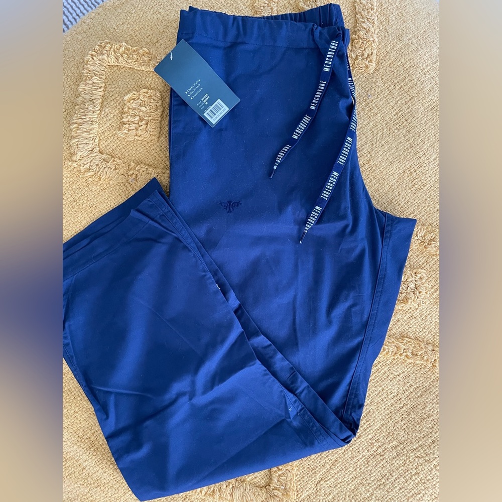 Med Couture signature scrub bottoms. Navy blue, brand new with tags.